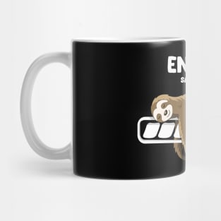 Sloth and energy Mug